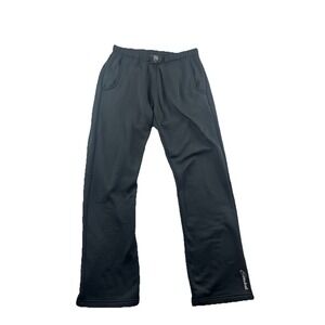 Cloudveil Black Fleece Lined Pants Sweatpants Soft Belted Zip Pockets Mens Small